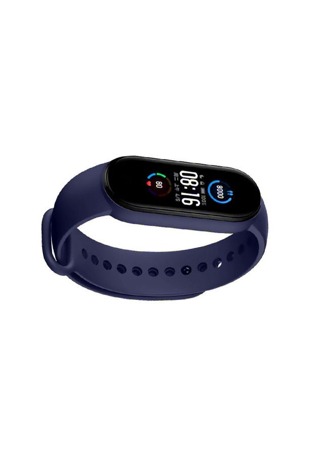 MARGOUN - Replacement Strap For Xiaomi Mi Band 5 25.5 x 1.5 x 2.5cm Dark Blue - Image 1