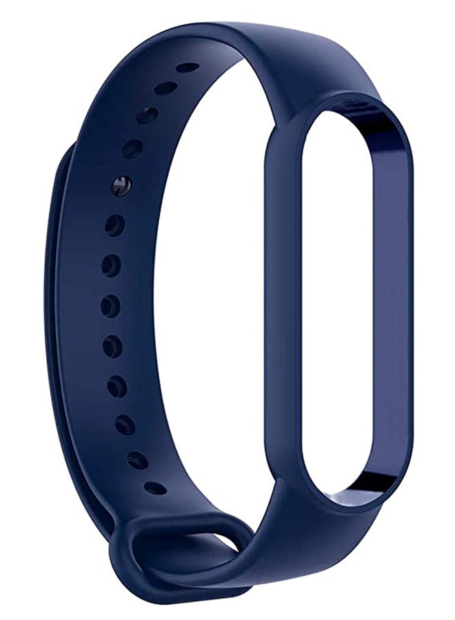 MARGOUN - Replacement Strap For Xiaomi Mi Band 5 25.5 x 1.5 x 2.5cm Dark Blue - Image 1
