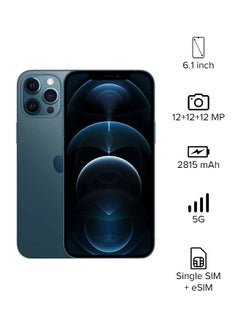 Apple iPhone 12 Pro With Facetime 256GB Pacific Blue 5G - Middle East Version  - Image 1