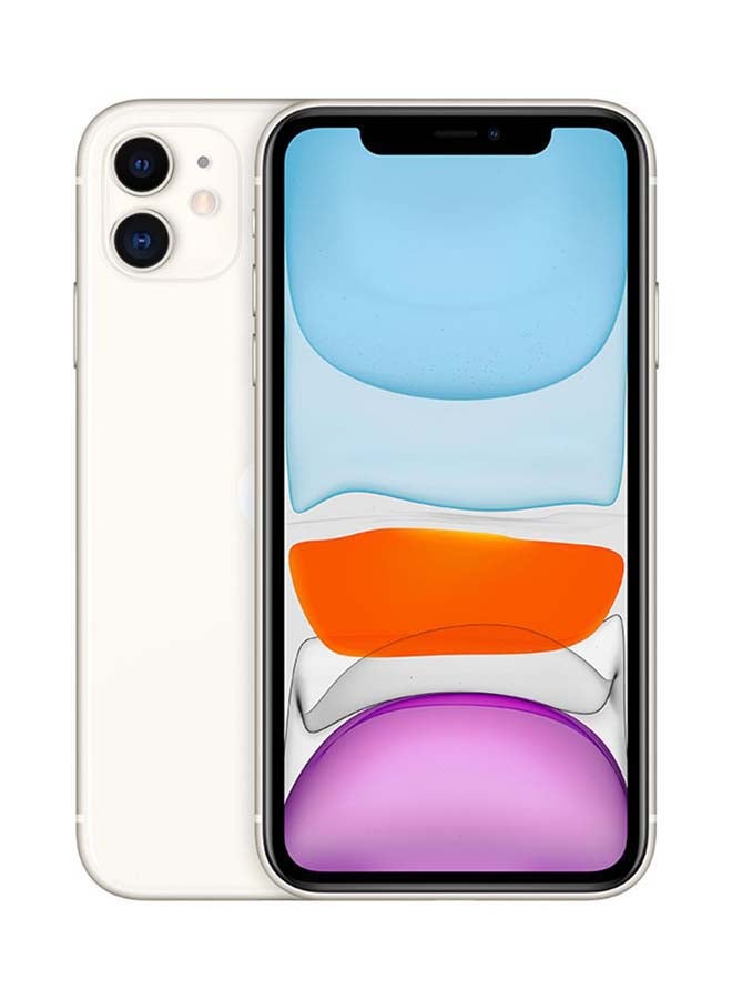 Apple - iPhone 11 White 64GB 4G LTE (2020 - Slim Packing) - Middle East Version - Image 1
