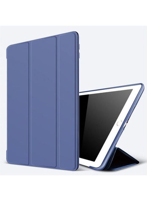 Case For   Ipad 7Th Generation 10.2Inch 2019,Slim Fit Lightweight Smart Trifold Stand With Soft Tpu Back Cover For Apple Ipad 10.2 Inch 2019 Released Auto Sleep/Wake, Blue