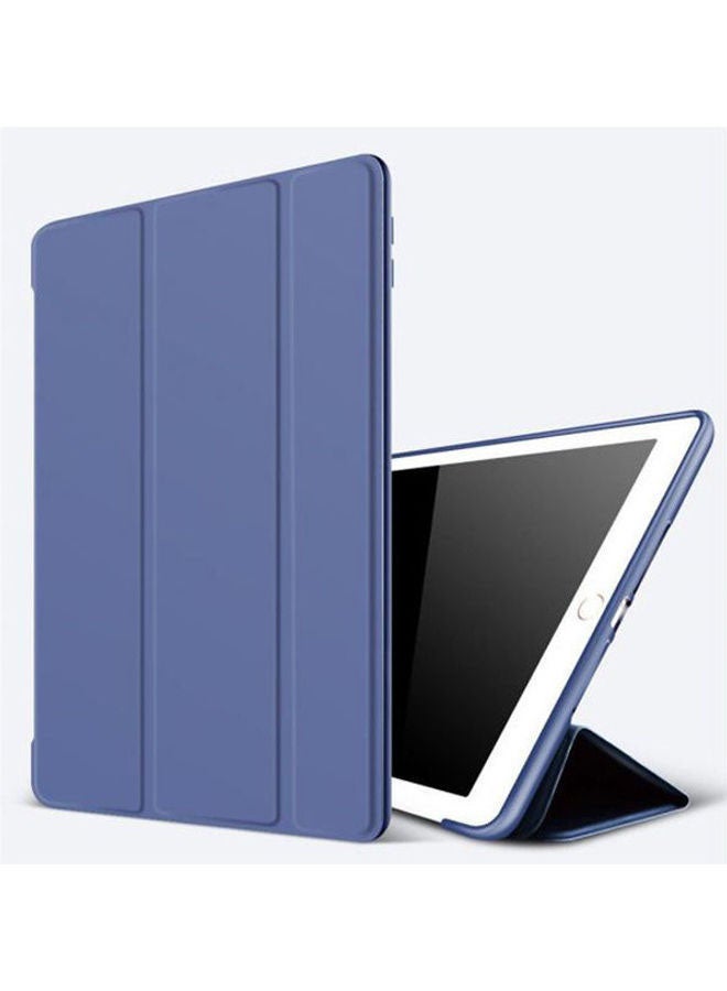 Generic - Case For   Ipad 7Th Generation 10.2Inch 2019,Slim Fit Lightweight Smart Trifold Stand With Soft Tpu Back Cover For Apple Ipad 10.2 Inch 2019 Released Auto Sleep/Wake, Blue - Image 1