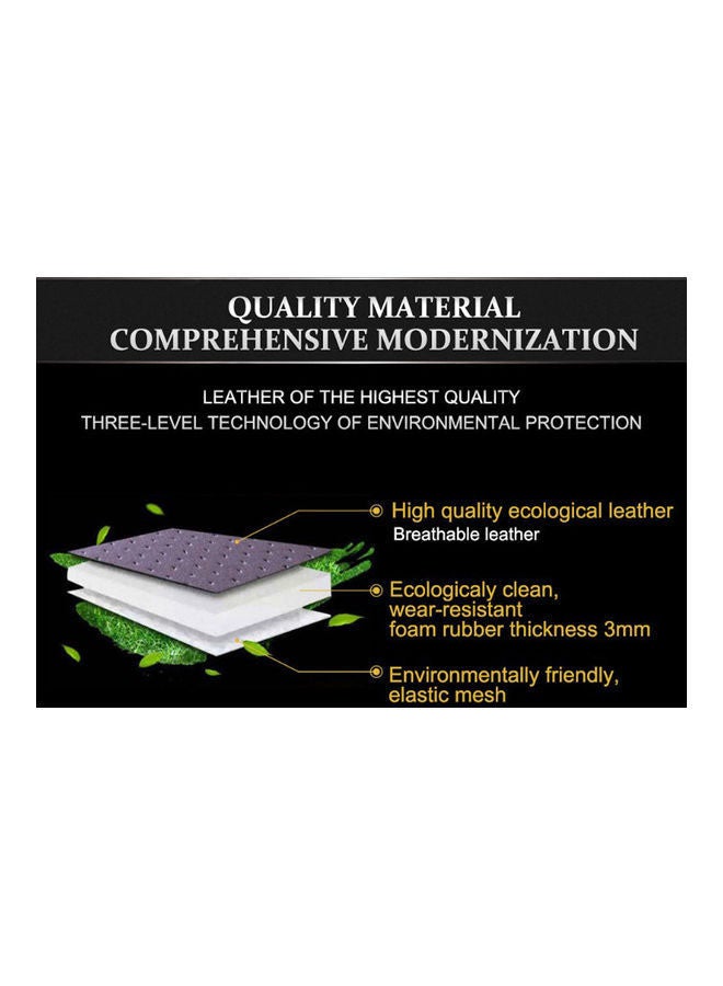 طقم أغطية من الجلد الصناعي(PU) لمقاعد السيارة الأمامية والخلفية، يناسب جميع أنواع السيارات - Image 2