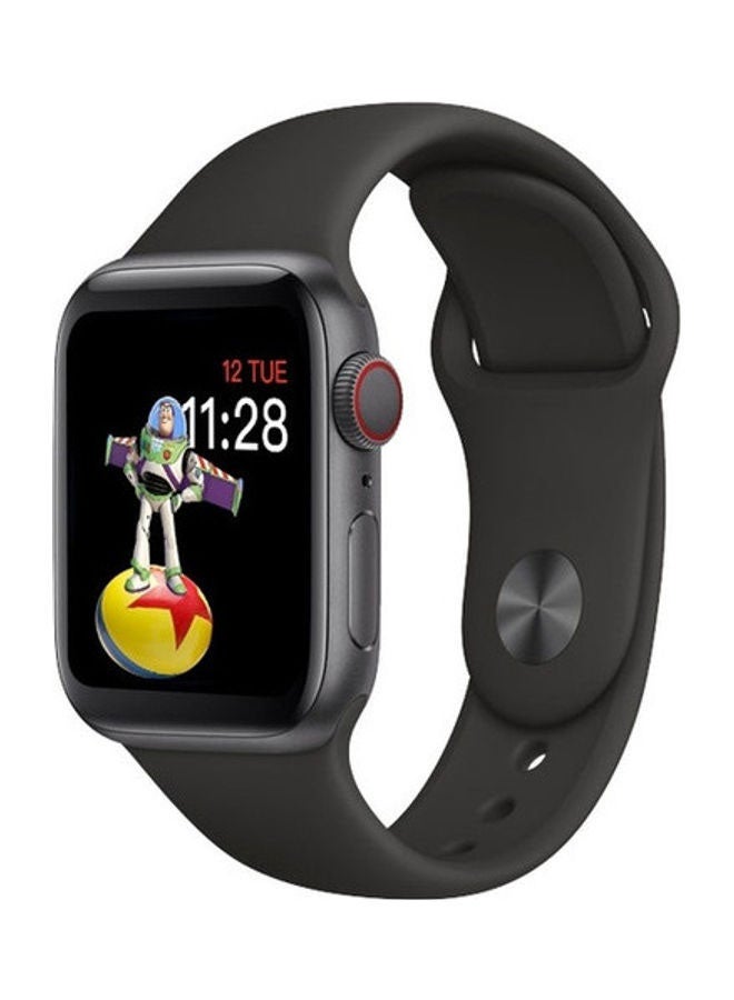 ساعة يد ذكية طراز HW22 بلس سيريس 6 مقاس 44 مم بخاصية الشحن اللاسلكي أسود - Image 1