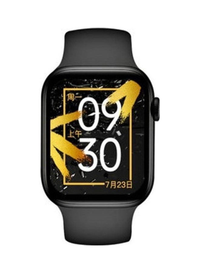 ساعة يد ذكية طراز HW22 بلس سيريس 6 مقاس 44 مم بخاصية الشحن اللاسلكي أسود - Image 2