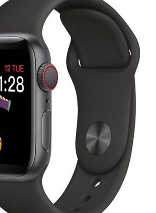 ساعة يد ذكية طراز HW22 بلس سيريس 6 مقاس 44 مم بخاصية الشحن اللاسلكي أسود - Image 5