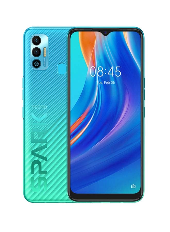 TECNO - Spark 7T Dual SIM Jewel Blue 4GB RAM 64GB 4G LTE - Middle East Version - Image 1
