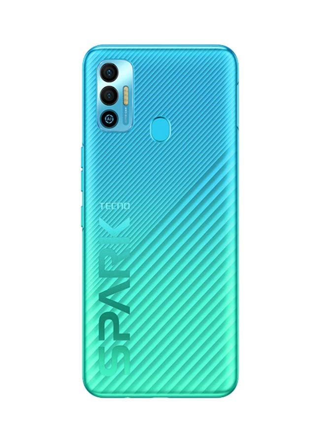 TECNO - Spark 7T Dual SIM Jewel Blue 4GB RAM 64GB 4G LTE - Middle East Version - Image 1