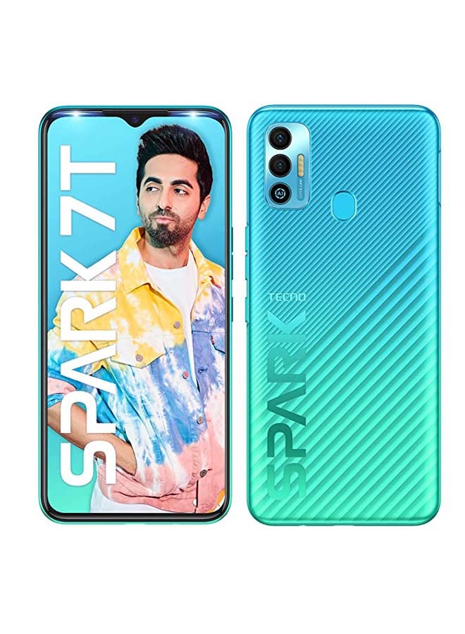 TECNO - Spark 7T Dual SIM Jewel Blue 4GB RAM 64GB 4G LTE - Middle East Version - Image 1