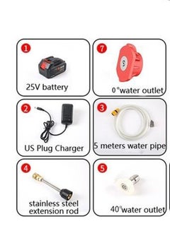 FED 240W Lithium Battery Wireless Car Washing Machine  - Image 5