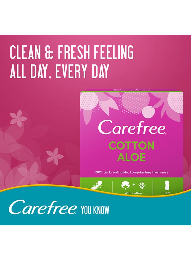 Carefree Cotton Feel Normal Pantyliners 56 Pieces - Image 2