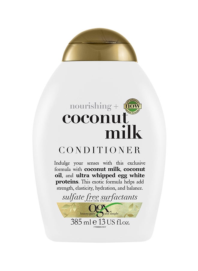 Ogx Nourishing Plus Coconut Milk Conditioner 385ml  - Image 1