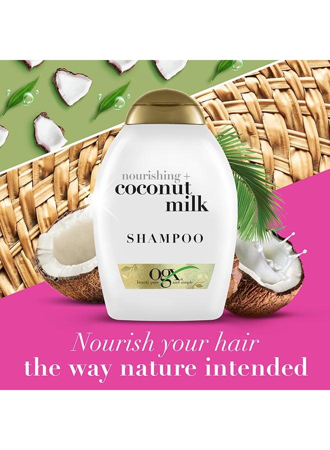 Organix Nourishing+ Coconut Milk Shampoo 385ml  - Image 2