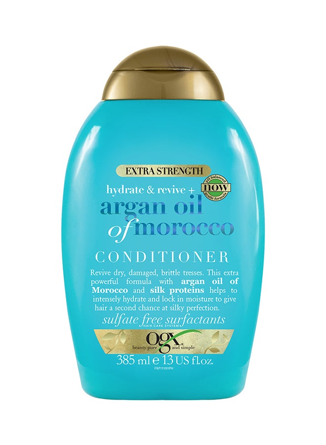 Ogx Hydrate And Revive+ Argan Oil Of Morocco Conditioner Extra Strength 385ml - Image 1