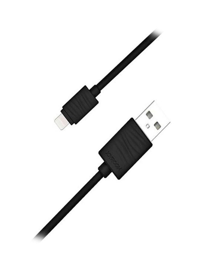 JOYROOM - Charging And Data Sync Cable For Iphone X Black/Silver - Image 1