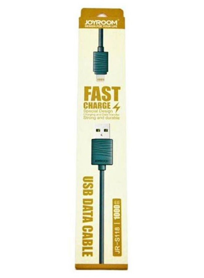 JOYROOM - Charging And Data Sync Cable For Iphone X Black/Silver - Image 1