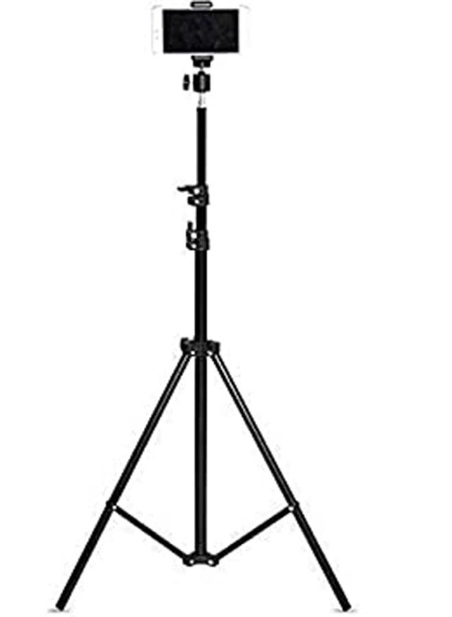 Generic - Dimmable 10-Inch LED Ring Light With Tripod Stand White/Black/Gold - Image 1