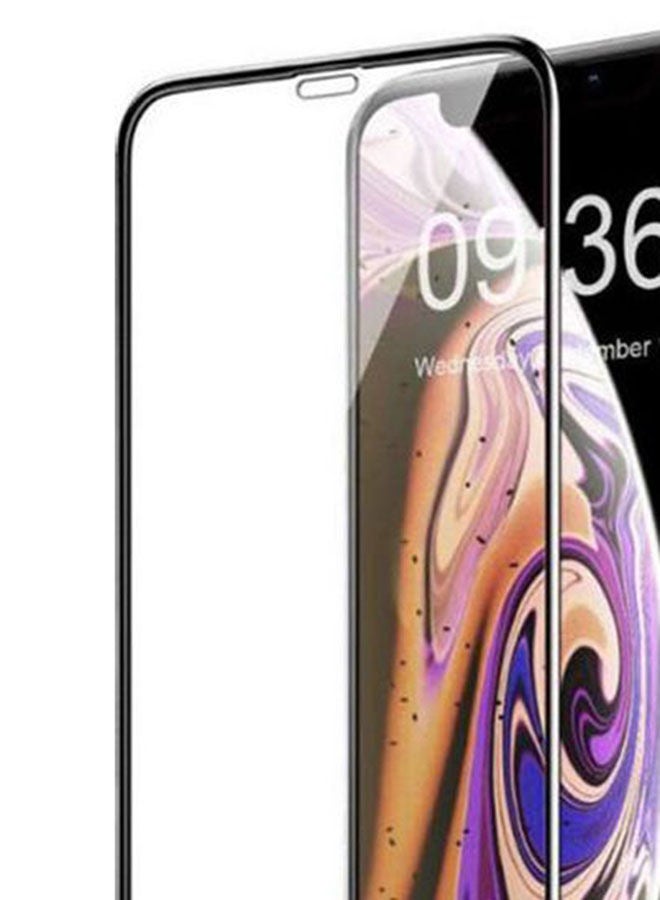 ماركة غير محددة - واقي شاشة زجاجي متوافق مع هاتف Iphone Xs Max / Iphone 11 Pro Max حماية كاملة لشاشة من الزجاج المقوى المتين باللون الأسود أسود - Image 1