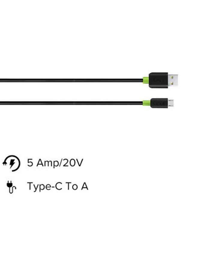 Goui - Classic Type C-A Cable 1.5 Meter Black - Image 1