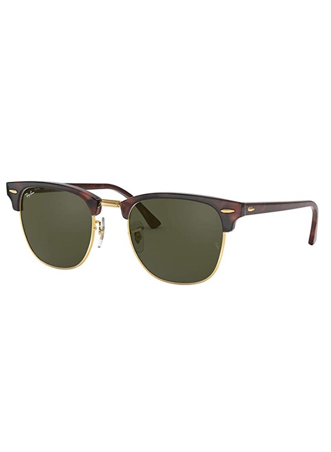 Ray-Ban UV Protection Clubmaster Sunglasses - RB3016 W0366 - Lens Size: 51 mm - Brown  - Image 1