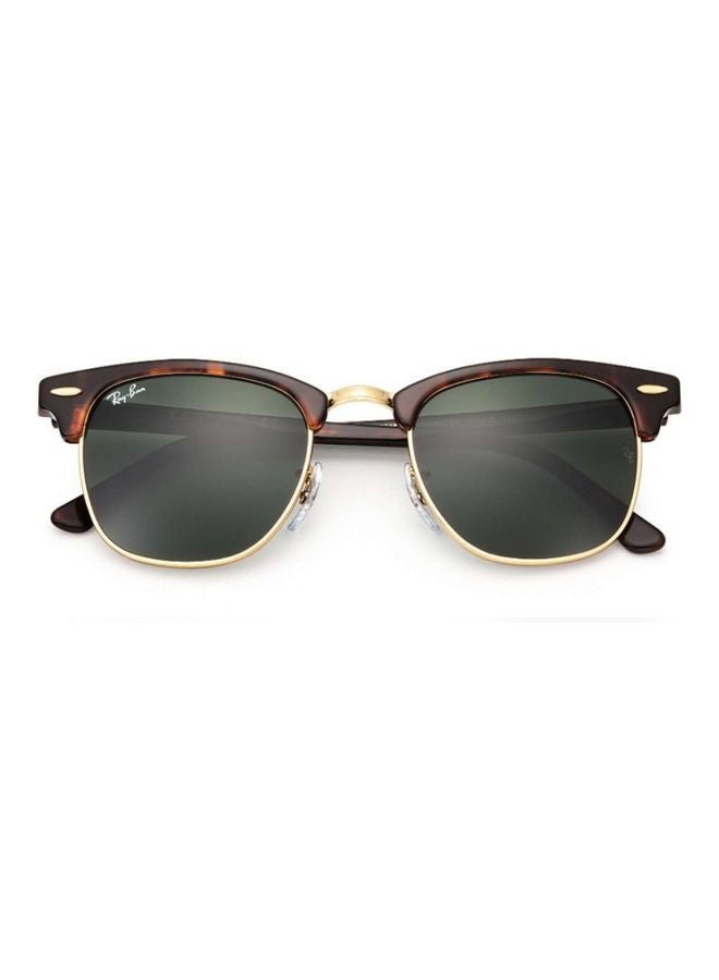 Ray-Ban UV Protection Clubmaster Sunglasses - RB3016 W0366 - Lens Size: 51 mm - Brown  - Image 2