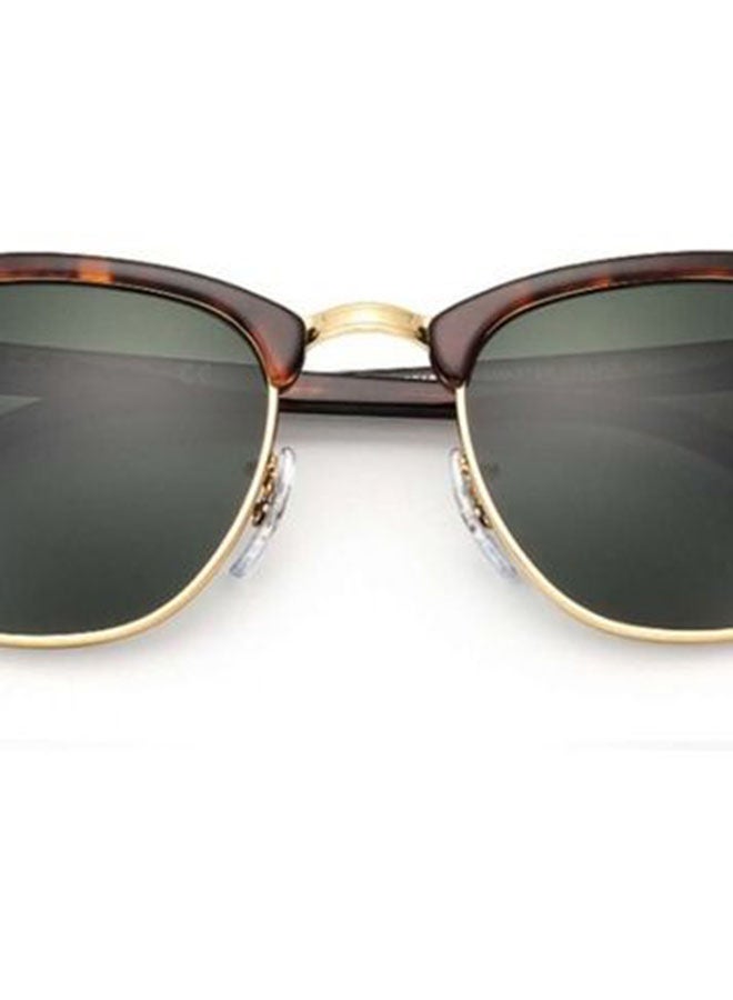 Ray-Ban UV Protection Clubmaster Sunglasses - RB3016 W0366 - Lens Size: 51 mm - Brown  - Image 4