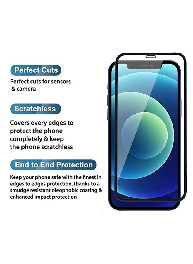 MOCOM 9D Anti-Spy Privacy Tempered Glass Screen Protector For iPhone 13/13 Pro Black  - Image 5
