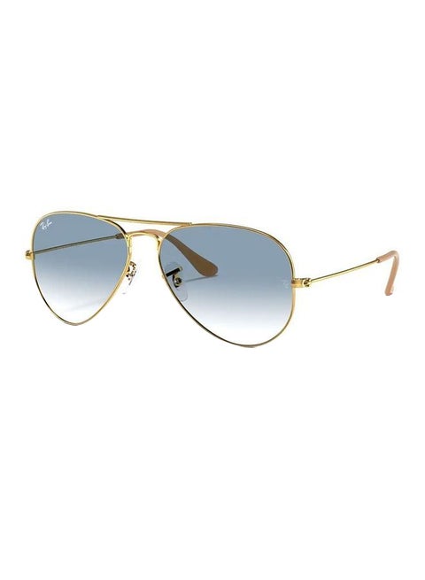 Gradient Aviator Sunglasses Lens Size 58mm