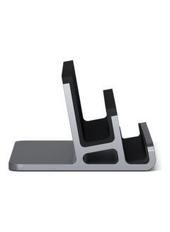 SATECHI 2 In 1 Dual Vertical Laptop Dock Stand Space Gray  - Image 4