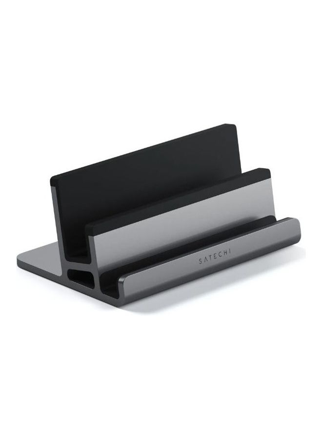 SATECHI - 2 In 1 Dual Vertical Laptop Dock Stand Space Gray - Image 1