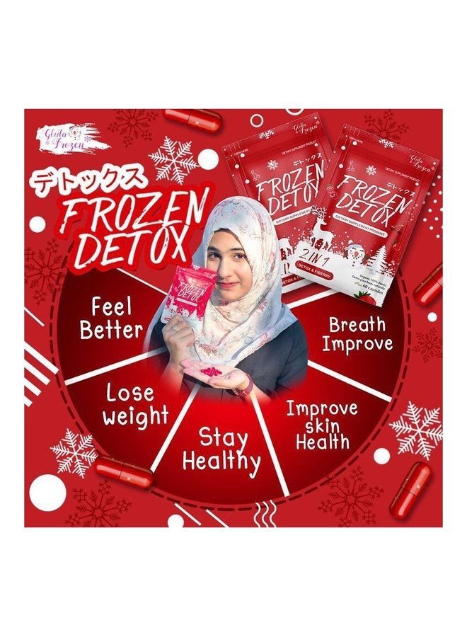 Frozen Detox 2 in 1 Detox & Fiberry 60 Capsules - v1666242745/N53351415A_5