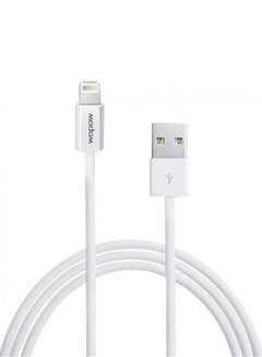 وبو كابل USB سريع الشحن لهواتف أبل آيفون بـ8 دبابيس أبيض  - Image 1