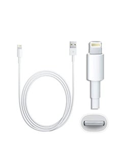 وبو كابل USB سريع الشحن لهواتف أبل آيفون بـ8 دبابيس أبيض  - Image 4