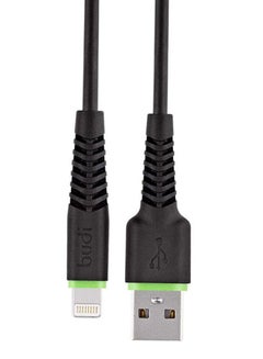 budi Data Cable Apple iPhone 7, 7Plus, 6, 6S, 6Plus, 5S, 51.2M, M8J150L Black  - Image 3