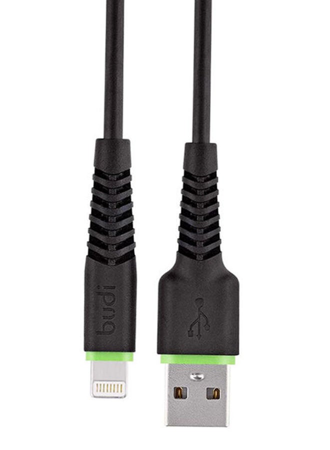 budi Data Cable Apple iPhone 7, 7Plus, 6, 6S, 6Plus, 5S, 51.2M, M8J150L Black - Image 3