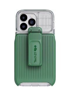 tech21 Evo Max iPhone 14 Pro Max Case with MagSafe Extreme 20 Feet Drop Protection with Sliding Camera Lens Cover - Frosted Green  - Image 1