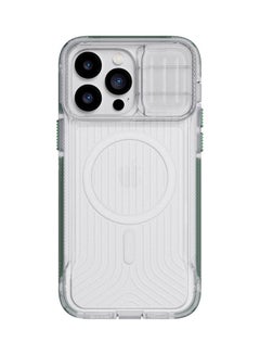 tech21 Evo Max iPhone 14 Pro Max Case with MagSafe Extreme 20 Feet Drop Protection with Sliding Camera Lens Cover - Frosted Green  - Image 2