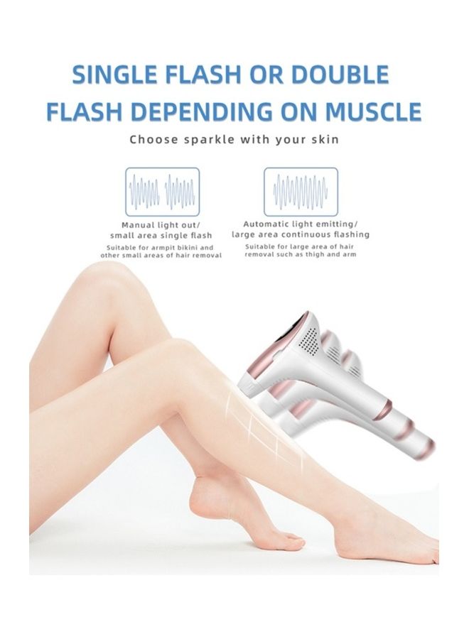 ملاي جهاز T3 لإزالة الشعر عن طريق الليزر بتقنية IPL مع مصباح إزالة الشعر وردي - Image 4