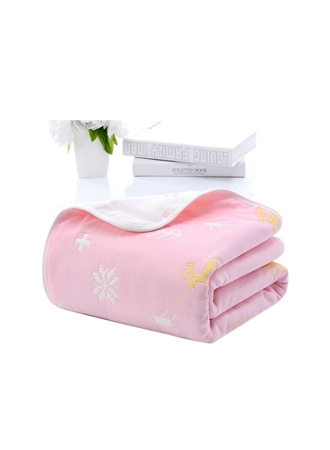 Color Block Soft Comfortable Swaddling Blanket - Image 1