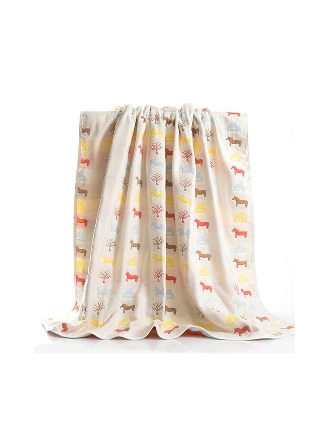 Color Block Soft Comfortable Swaddling Blanket - Image 2
