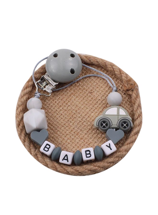 Cartoon Car Baby Pacifier Clip Chain - Image 1