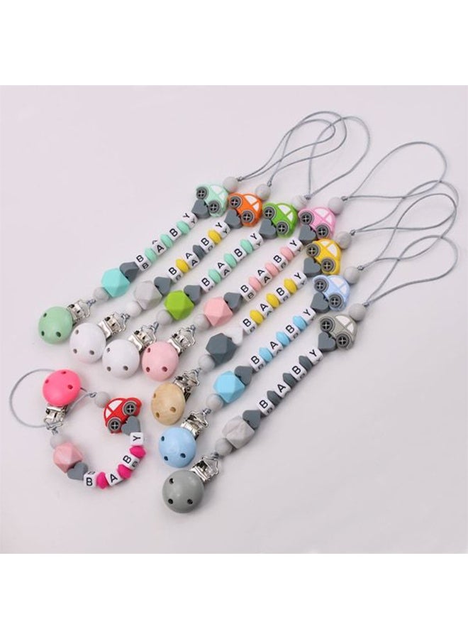 Cartoon Car Baby Pacifier Clip Chain - Image 3