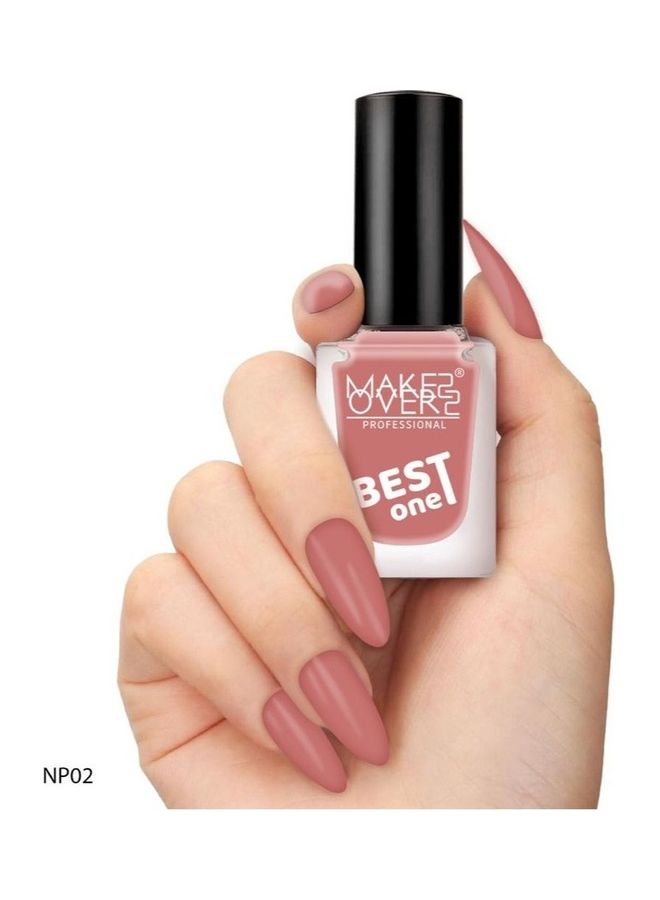 MAKE OVER 22 Best One Nail Polish Pink - Image 1