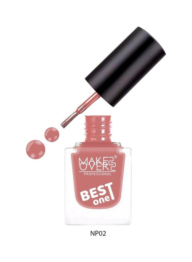 MAKE OVER 22 Best One Nail Polish Pink - Image 2