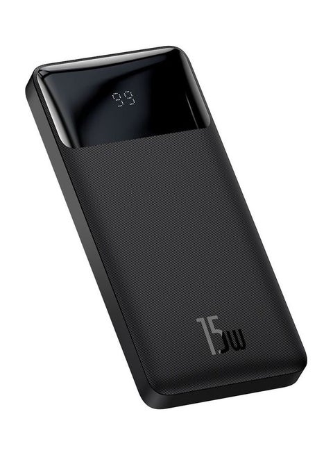 10000 mAh USB C Portable Power Bank (10000 mAh with Digital Display, 1 USB C Port and 2 USB A Ports for up to 15W Charging for iPhone 14 Series/iPhone 13/12/11 Series, AirPods, iPad, Android, S20, Pixel 4, and More) Black
