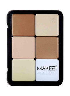Face Contouring Kit - 12 Colours Multicolour
