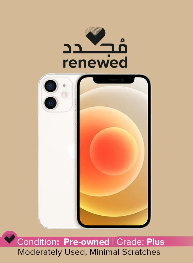 Apple Renewed - iPhone 12 Mini 128GB White 5G With Facetime - International Version - Image 1