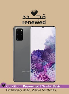 Samsung Renewed – Galaxy S20 Plus Dual SIM Cosmic Gray 128GB 12GB RAM 5G, UAE Version  - Image 1