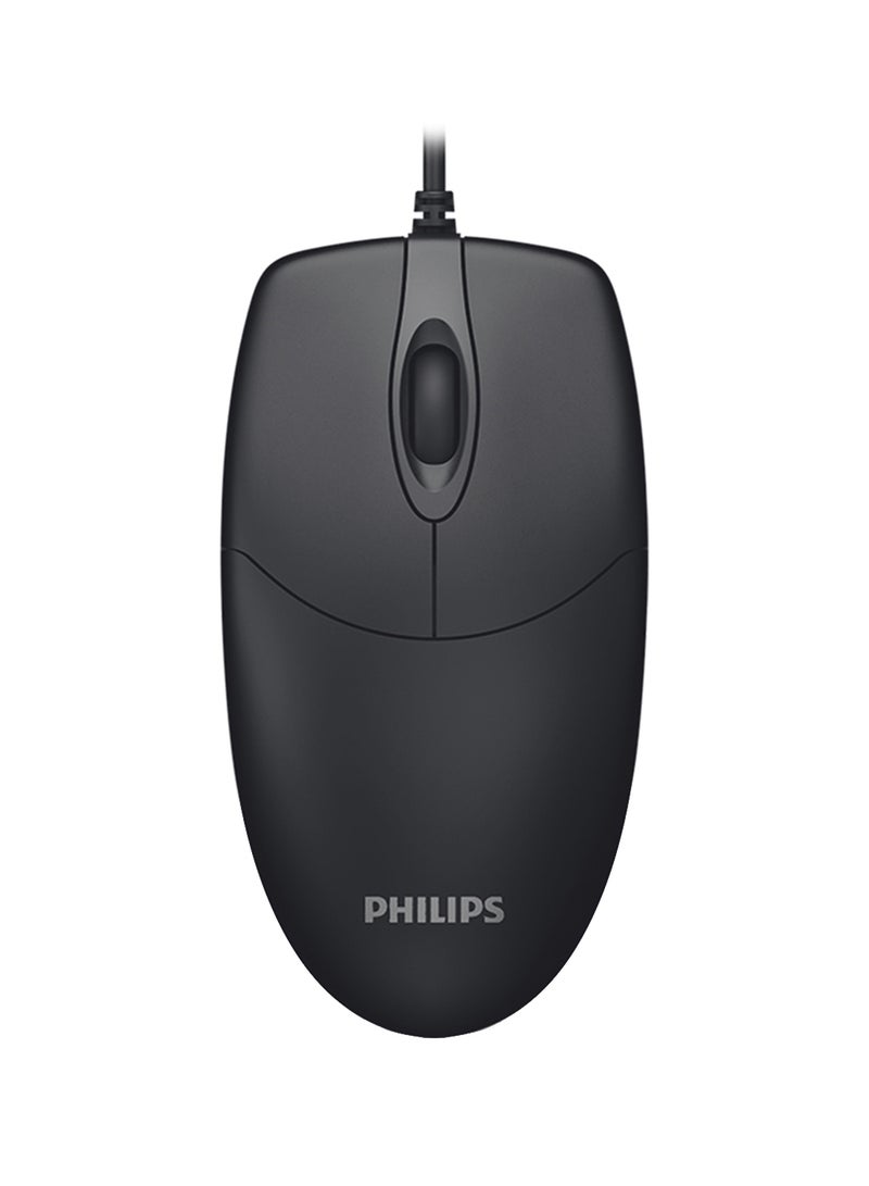 Philips - M234 Wired Mouse Black - Image 1