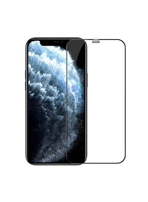 Tempered Glass Screen Protector For Apple iPhone 12 Pro Max Black/Clear